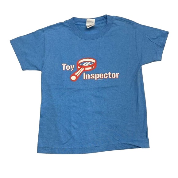 Kids Toy Inspector Tee Thrifted Vintage Style Size XS - Picture 1 of 10